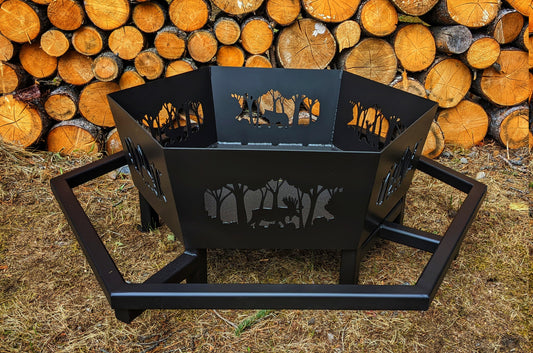 Standard Firepit with Footrest